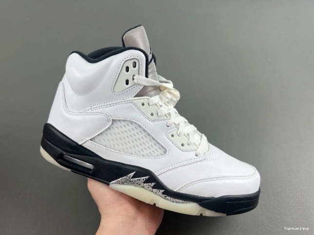 HYPE RETRO 5 BLACK' 'WHITE DD0587-110 AIR JORDAN 0823